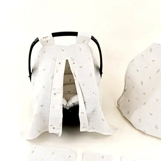 9 Parça Avantajlı Set - Tek Taraflı - Pembe Çiçekler