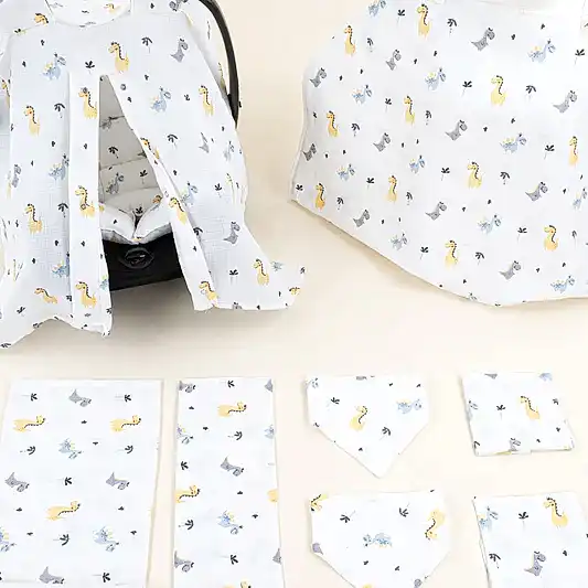 9 Parça Avantajlı Set - Tek Taraflı - Dino