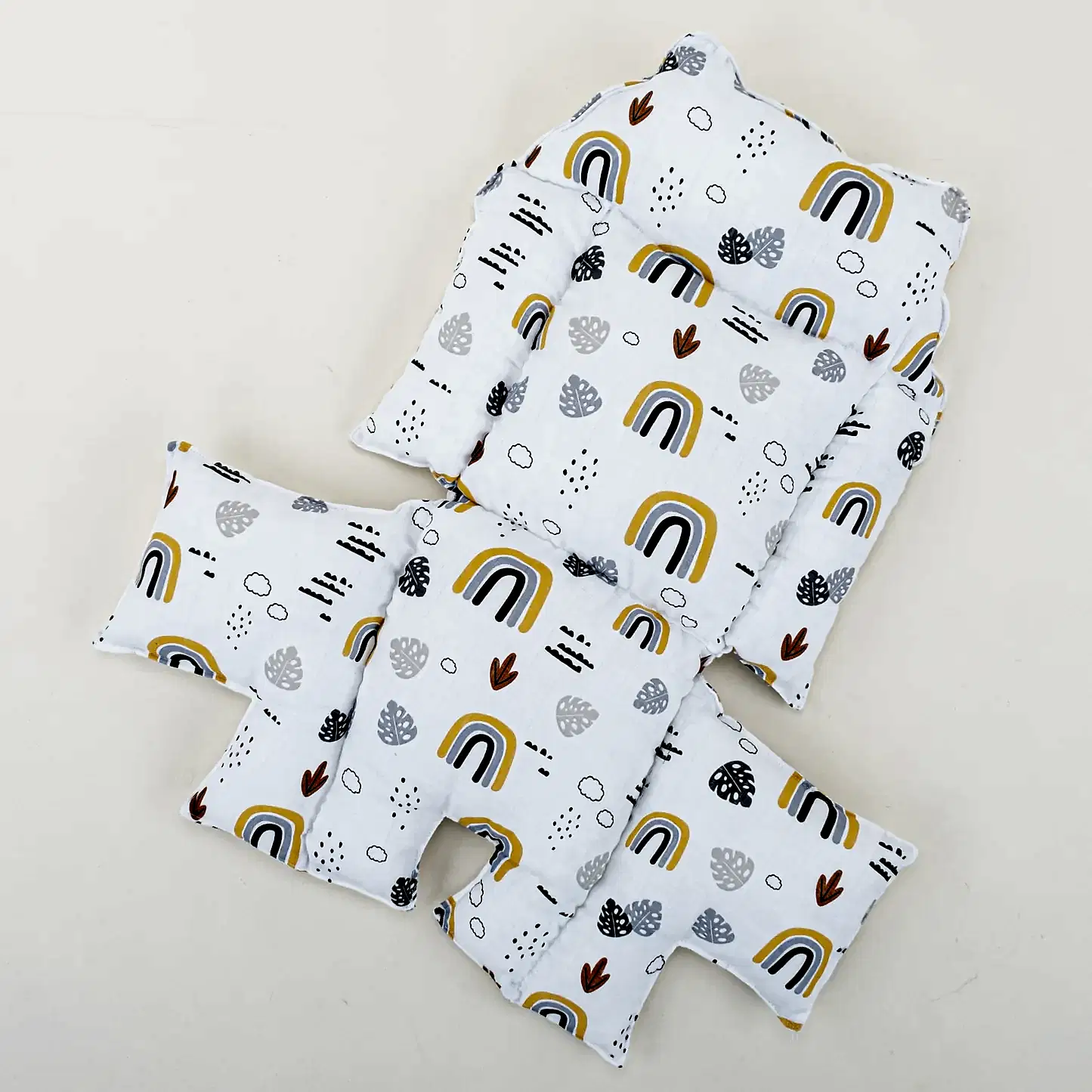 Mama Sandalyesi Minderi - Hardal Gökkuşağı