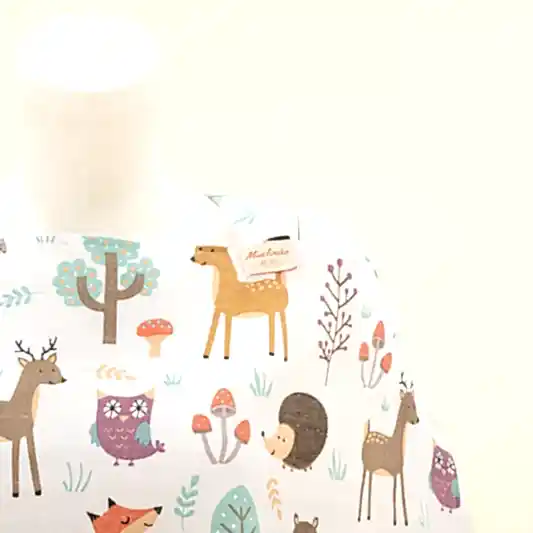 Çift Katlı Muslin Emzirme Önlüğü - Orman