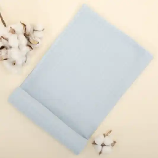Müslin Örtü - Bebe Mavi
