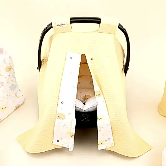 18 Parça Full Set - Çift Taraflı - Sarı Petek - Sarı Bulut