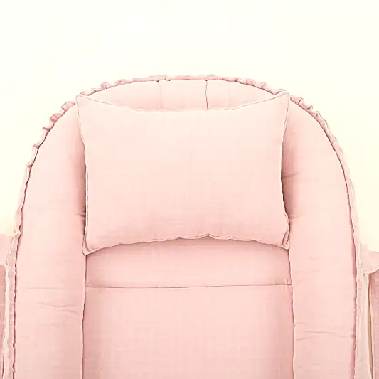 Babynest ve Yastık - Pudra Muslin
