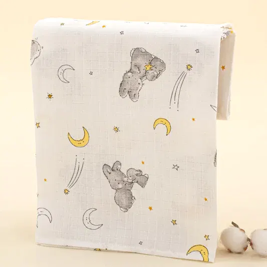 Müslin Örtü - Gri Tavşan
