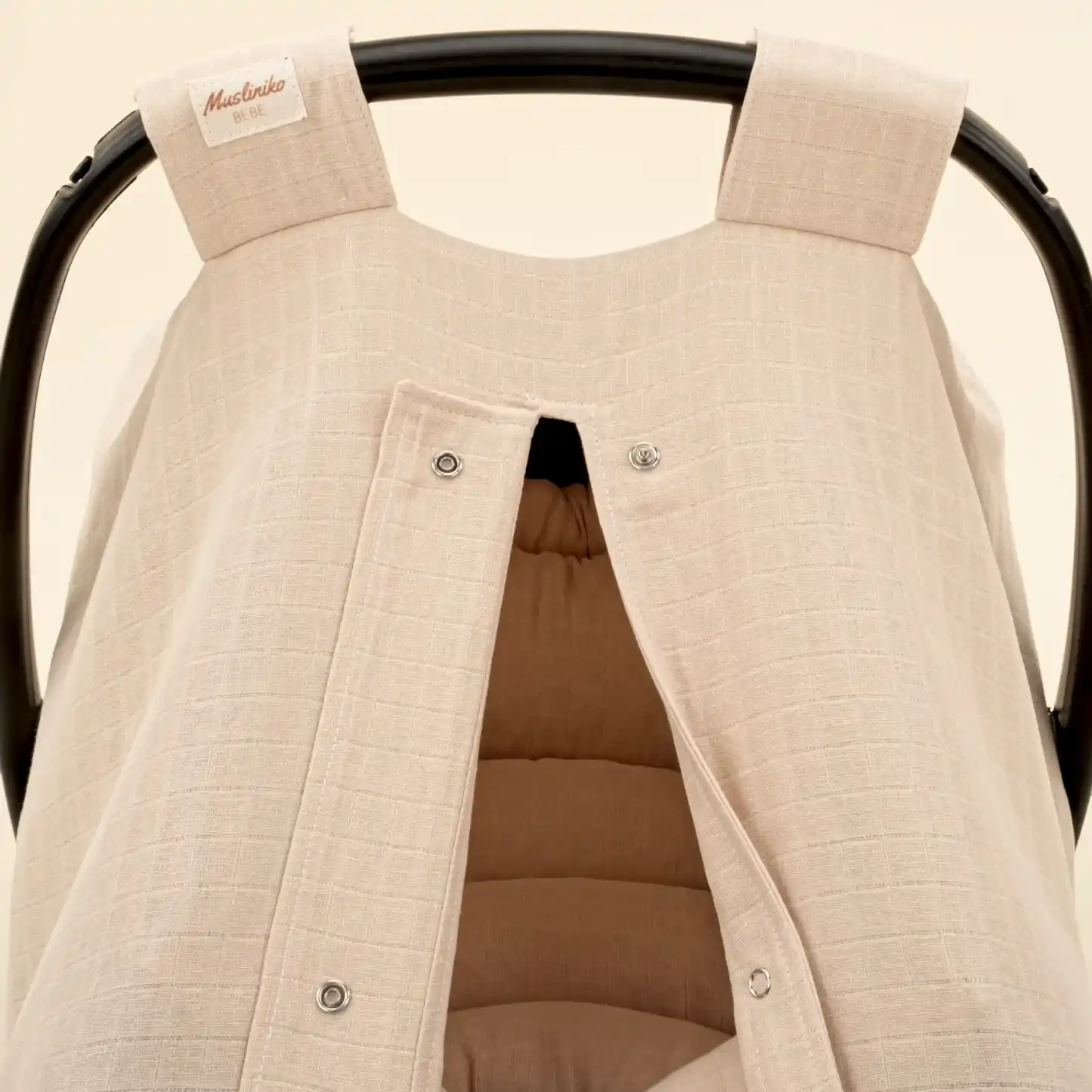 Puset Seti - Tek Taraflı - Kumsal Beji Muslin