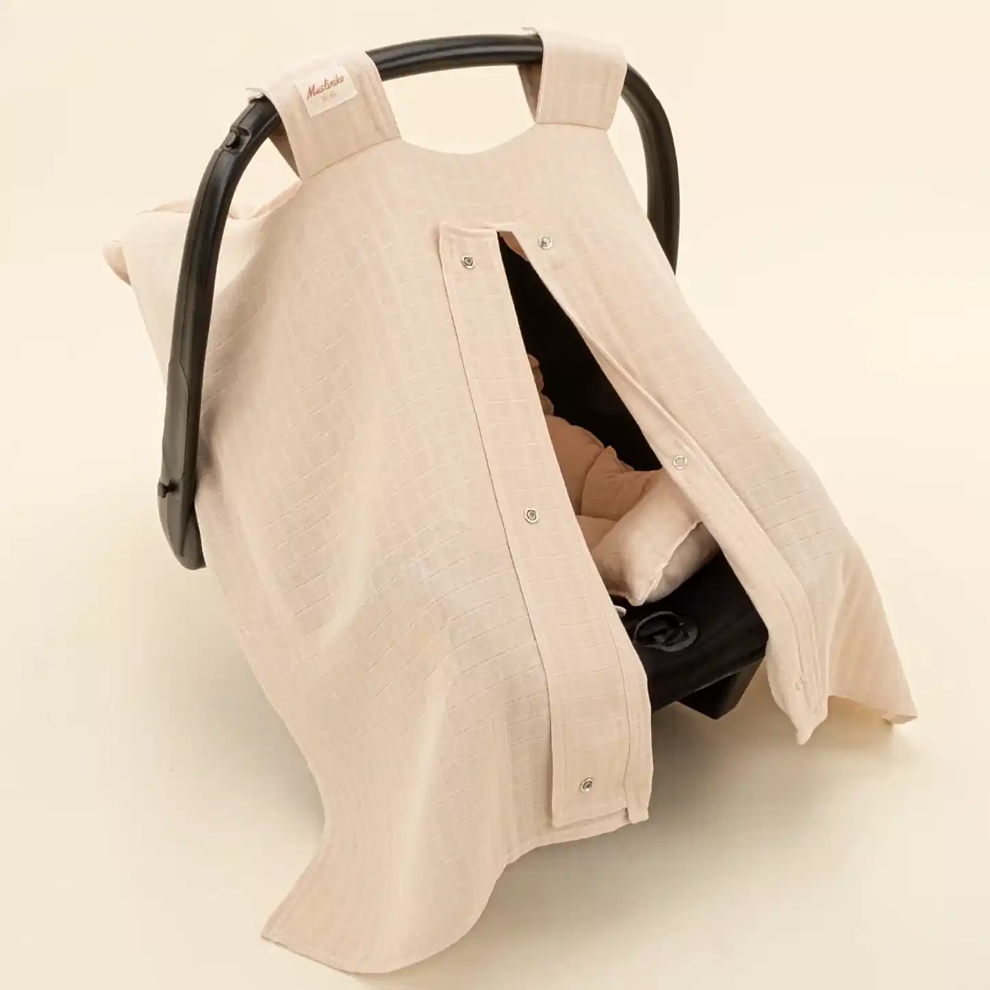 Puset Seti - Tek Taraflı - Kumsal Beji Muslin