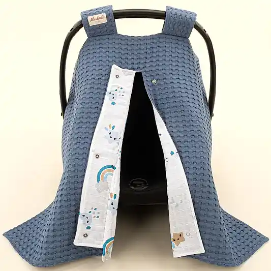 Puset Örtüsü - Çift Taraflı - İndigo Havuz - Mavi Gökkuşağı