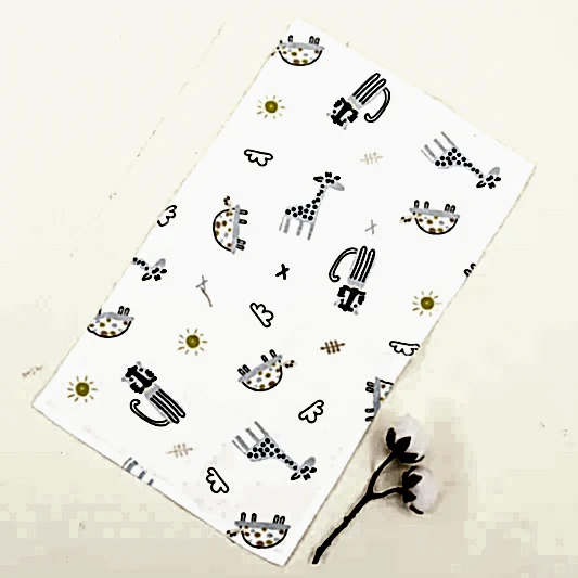 Önlük ve Mendil Seti - Tek Taraflı - Mavi Canlılar