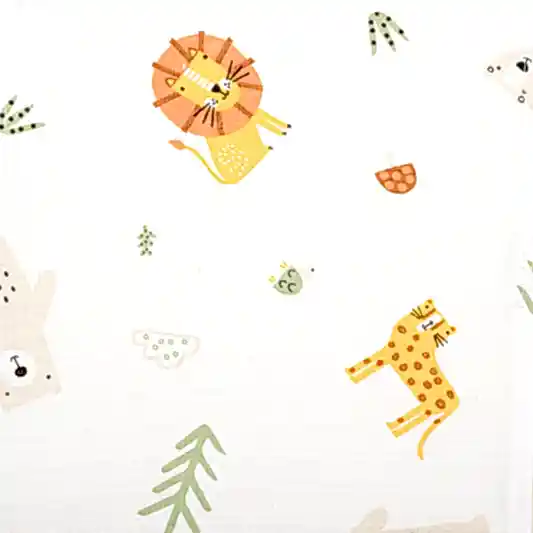 Önlük ve Mendil Seti - Tek Taraflı - Aslan