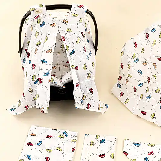 9 Parça Avantajlı Set - Tek Taraflı - Renkli Arabalar