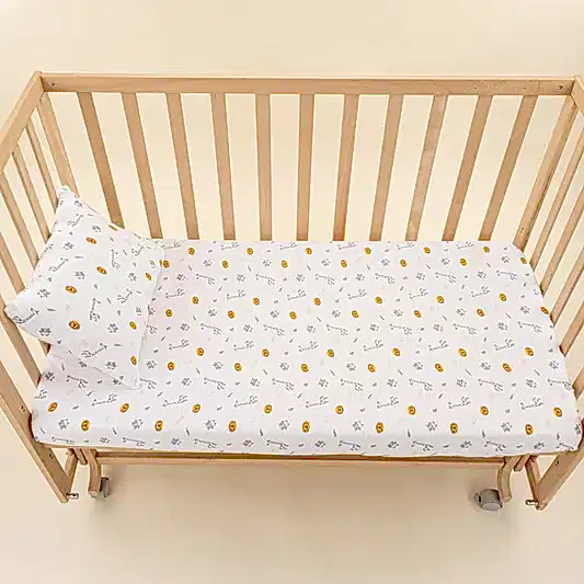 Bebek Lastikli Çarşaf ve Yastık Kılıfı - Zürafa