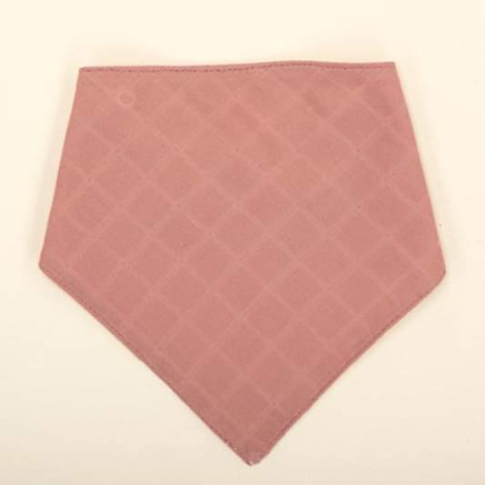 Önlük ve Mendil Seti - Tek Taraflı - Gül Kurusu Müslin