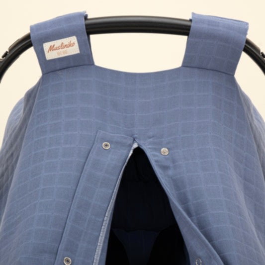 Puset Seti - Tek Taraflı - İndigo Müslin