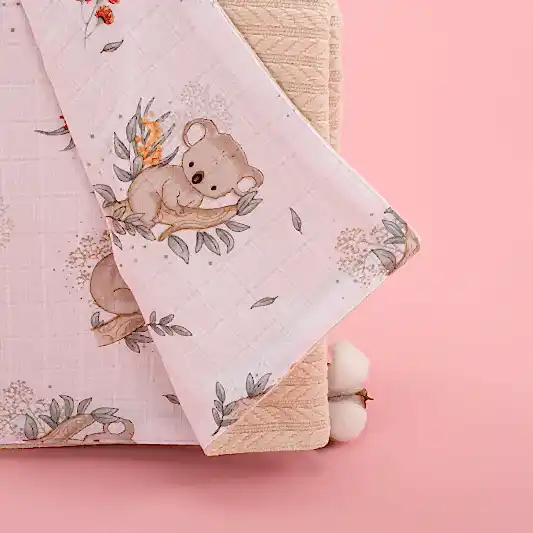 Pike Battaniye - Çift Taraflı - Krem Örgü - Koala